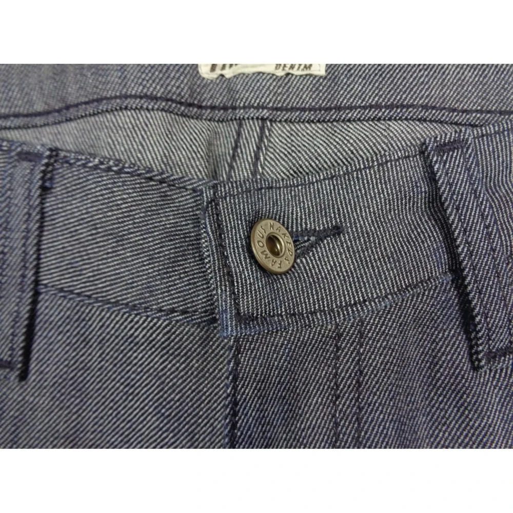 Naked‎ & Famous Jeans Mens 31x36 Blue Skinny Guy Silk Denim Silk Blend